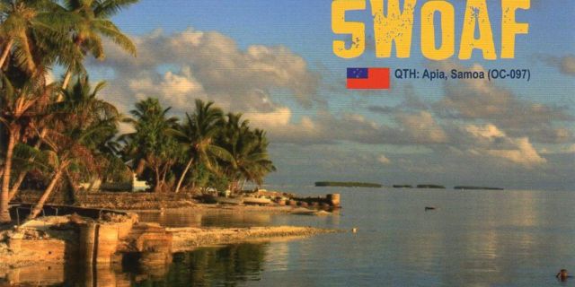 DX: 5W0AF - Samoa