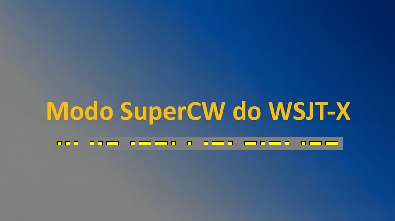 Modo SuperCW do WSJT-X