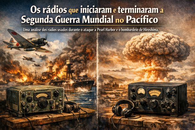 Os Rádios que Iniciaram e Terminaram a Segunda Guerra Mundial no Pacífico