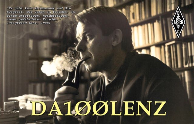 Indicativo Especial: DA100LENZ - Centenário do Escritor Alemão Siegfried Lenz