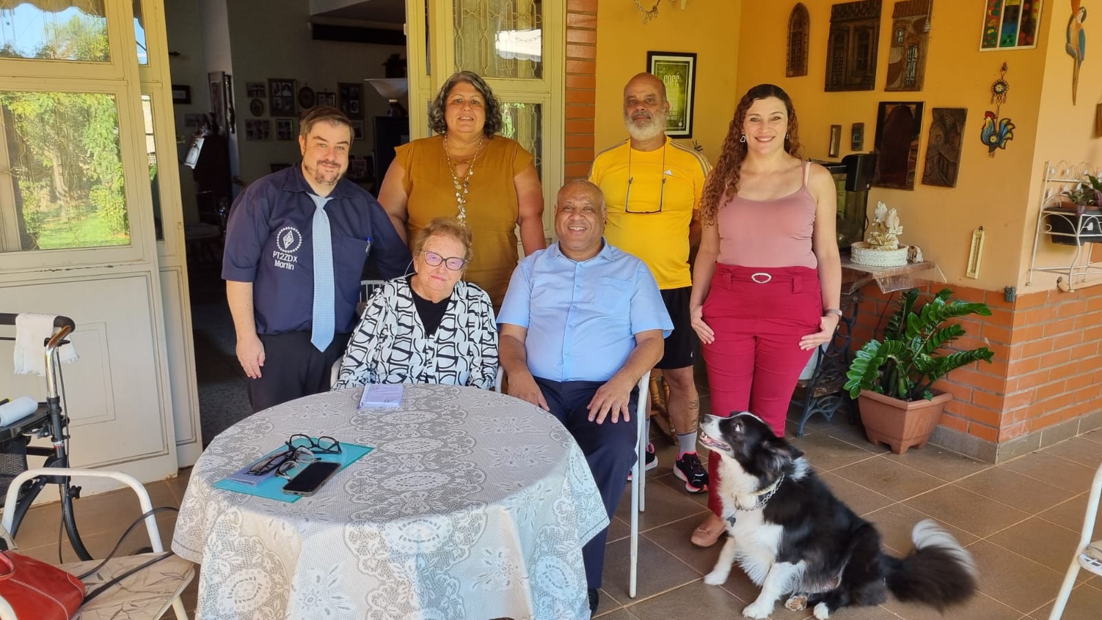 Visita à nossa rainha do ar, Terezinha PT2TF