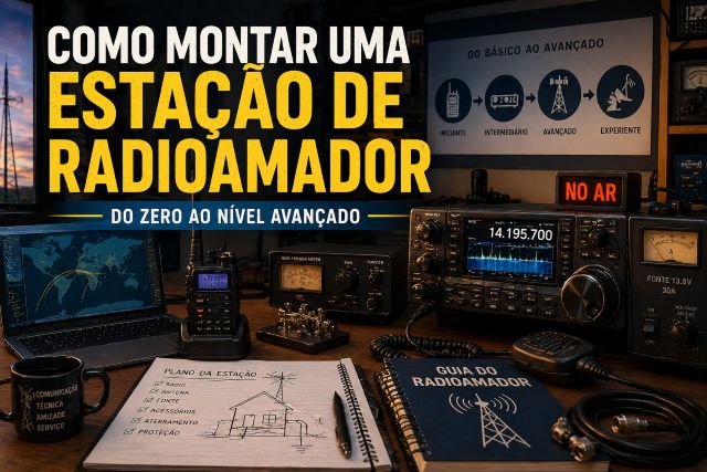 Como Montar uma Estação de Radioamador: do Zero ao Nível Avançado