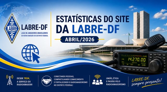 Estatísticas do Site da LABRE-DF: ABRIL/2026