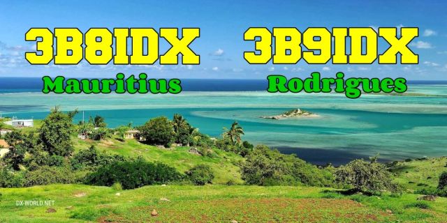 DX: 3B9IDX - Rodrigues