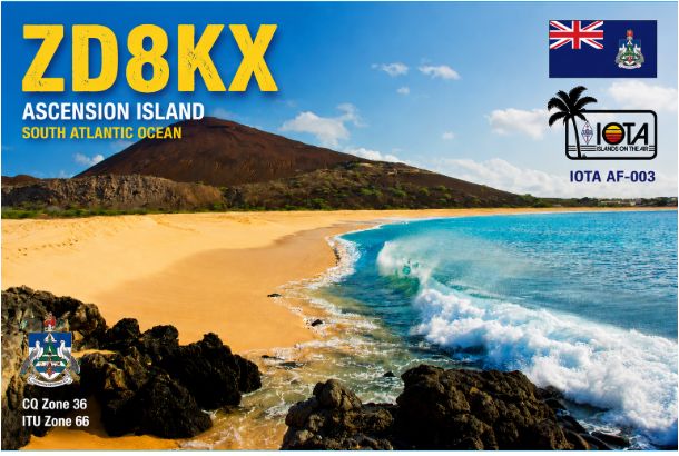 DX: ZD8KX - Ascension Island