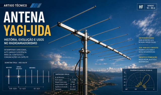 Antena Yagi-Uda: Antenas Yagi: História, Evolução e Usos no Radioamadorismo
