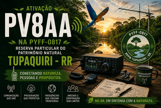 Ativação PYFF-0817 Reserva Particular do Patrimônio Natural TUPAQUIRI - RR