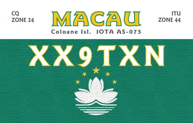 DX: XX9TXN - Macao