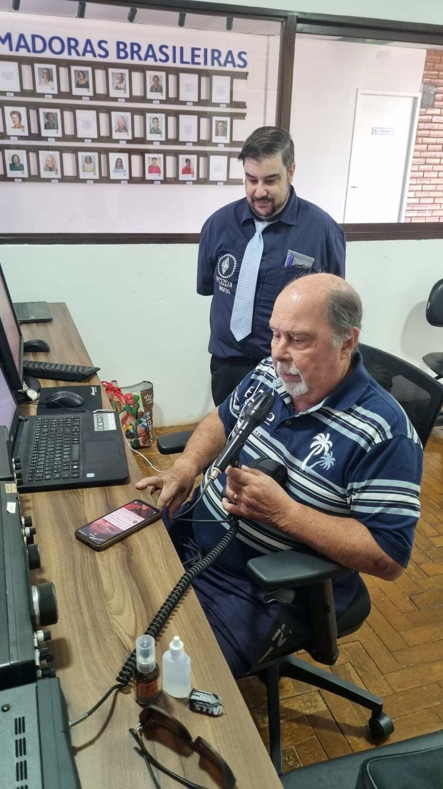 Nova visita de nosso membro fundador da LABRE-DF, Paulo Ramiro Perez Toscano (PY3AX)