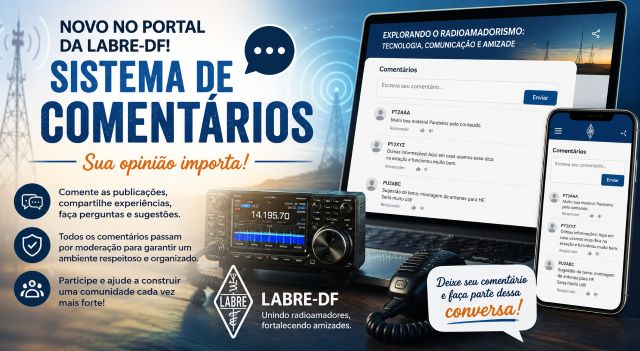 Site LABRE-DF: Sistema de Comentários