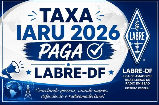 Taxa IARU 2026 PAGA !