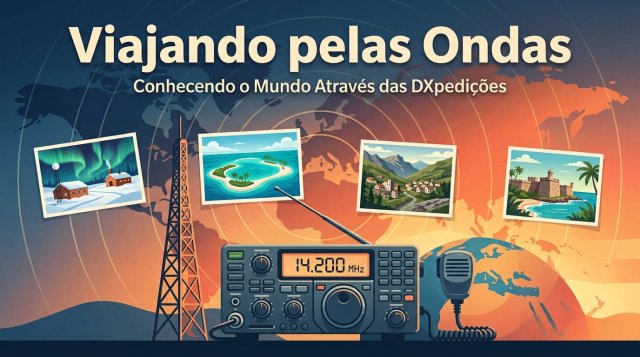 Viajando pelas Ondas: Conhecendo o Mundo Através das DXpedições